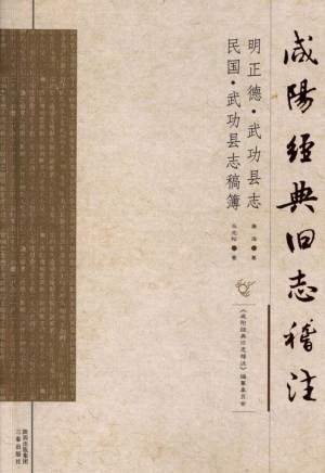 《咸阳经典旧志稽注 民国武功县》