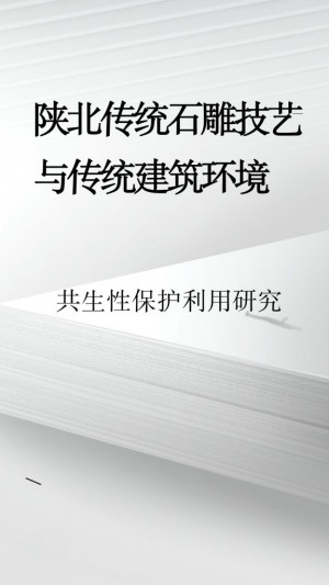 陕北米脂传统石雕技艺与传统建筑环境的共生性保护、利用研究