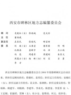 西安碑林区地方志